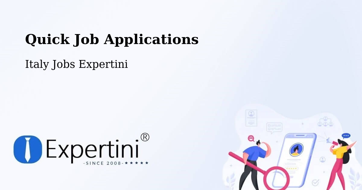 Quick Apply Feature – Fossacesia - Italy Jobs Expertini